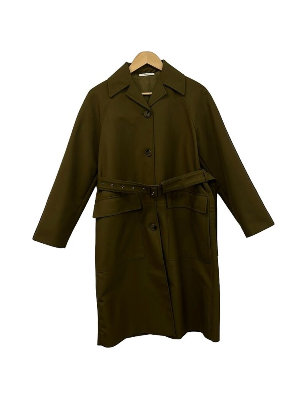 Celine Coat M Dark Green Spring Fall 38